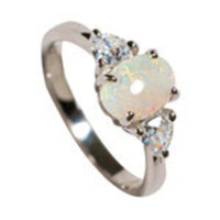 australian opal rings