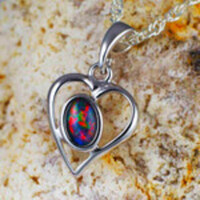 australian opal necklace