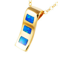 australian opal pendant