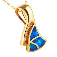 australian opal pendant