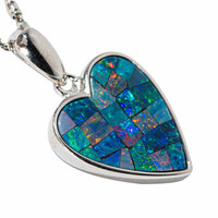 australian opal pendant